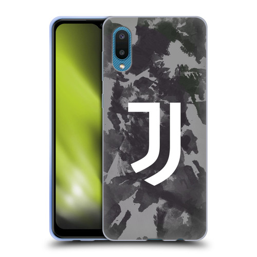 Juventus Football Club Art Monochrome Splatter Soft Gel Case for Samsung Galaxy A02/M02 (2021)
