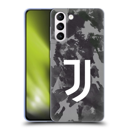 Juventus Football Club Art Monochrome Splatter Soft Gel Case for Samsung Galaxy S21+ 5G