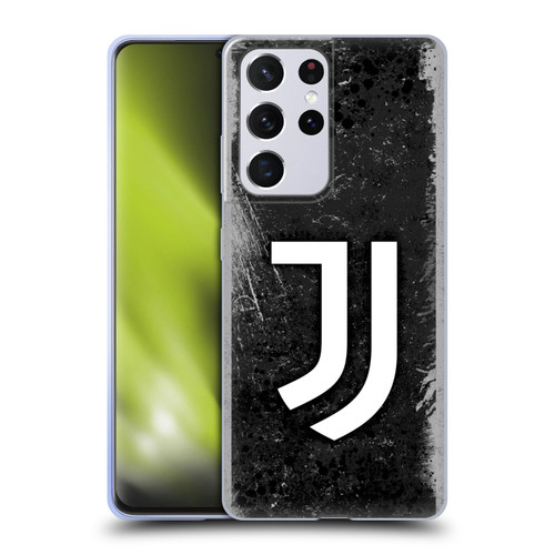 Juventus Football Club Art Distressed Logo Soft Gel Case for Samsung Galaxy S21 Ultra 5G