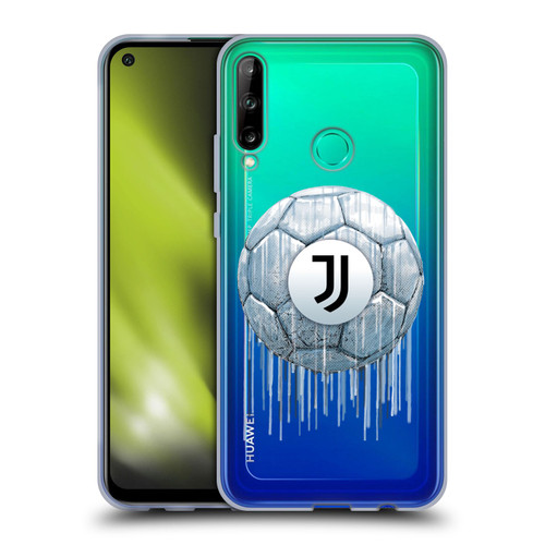 Juventus Football Club Drip Art Logo Soft Gel Case for Huawei P40 lite E