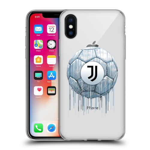 Juventus Football Club Drip Art Logo Soft Gel Case for Apple iPhone X / iPhone XS