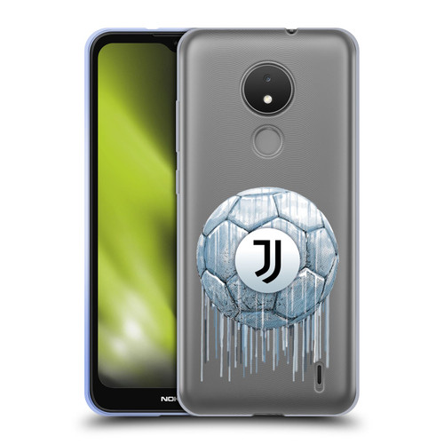 Juventus Football Club Drip Art Logo Soft Gel Case for Nokia C21