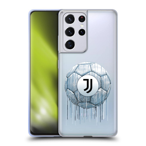 Juventus Football Club Drip Art Logo Soft Gel Case for Samsung Galaxy S21 Ultra 5G