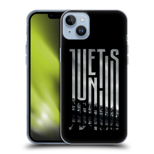 Juventus Football Club Graphic Logo  Stadium Soft Gel Case for Apple iPhone 14 Plus