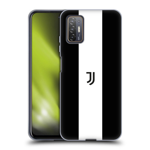 Juventus Football Club Lifestyle 2 Bold White Stripe Soft Gel Case for HTC Desire 21 Pro 5G