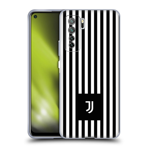 Juventus Football Club Lifestyle 2 Black & White Stripes Soft Gel Case for Huawei Nova 7 SE/P40 Lite 5G