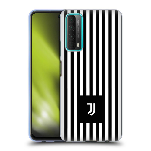 Juventus Football Club Lifestyle 2 Black & White Stripes Soft Gel Case for Huawei P Smart (2021)