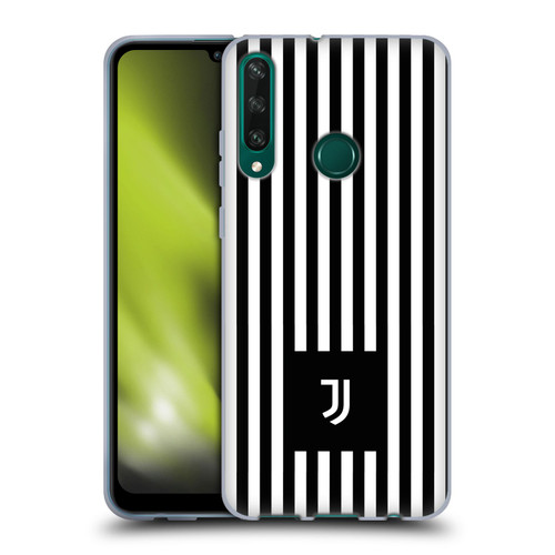 Juventus Football Club Lifestyle 2 Black & White Stripes Soft Gel Case for Huawei Y6p
