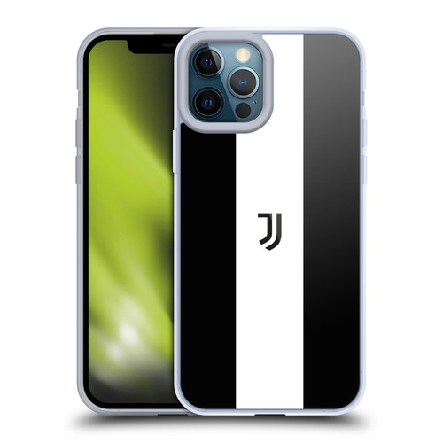 Juventus Football Club Lifestyle 2 Bold White Stripe Soft Gel Case for Apple iPhone 12 Pro Max