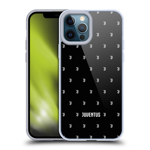 Juventus Football Club Lifestyle 2 Logomark Pattern Soft Gel Case for Apple iPhone 12 Pro Max