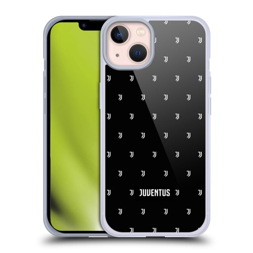 Juventus Football Club Lifestyle 2 Logomark Pattern Soft Gel Case for Apple iPhone 13