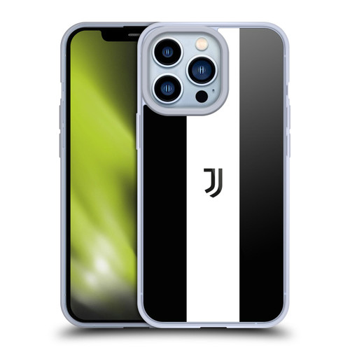 Juventus Football Club Lifestyle 2 Bold White Stripe Soft Gel Case for Apple iPhone 13 Pro