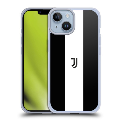 Juventus Football Club Lifestyle 2 Bold White Stripe Soft Gel Case for Apple iPhone 14
