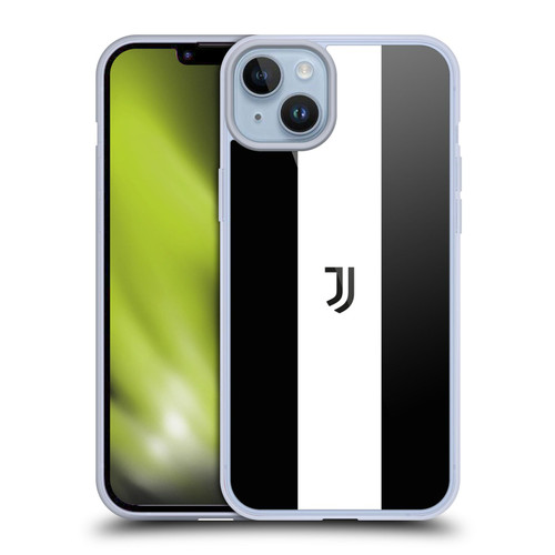 Juventus Football Club Lifestyle 2 Bold White Stripe Soft Gel Case for Apple iPhone 14 Plus