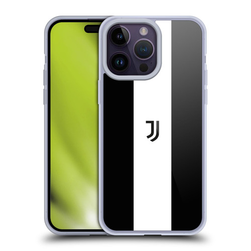 Juventus Football Club Lifestyle 2 Bold White Stripe Soft Gel Case for Apple iPhone 14 Pro Max