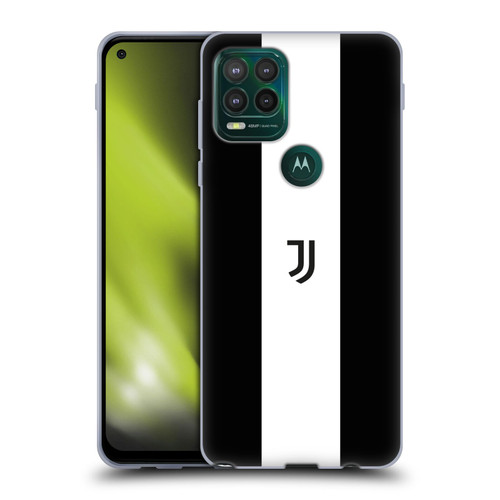 Juventus Football Club Lifestyle 2 Bold White Stripe Soft Gel Case for Motorola Moto G Stylus 5G 2021