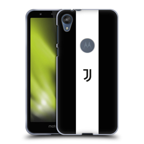 Juventus Football Club Lifestyle 2 Bold White Stripe Soft Gel Case for Motorola Moto E6