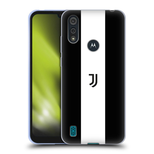 Juventus Football Club Lifestyle 2 Bold White Stripe Soft Gel Case for Motorola Moto E6s (2020)