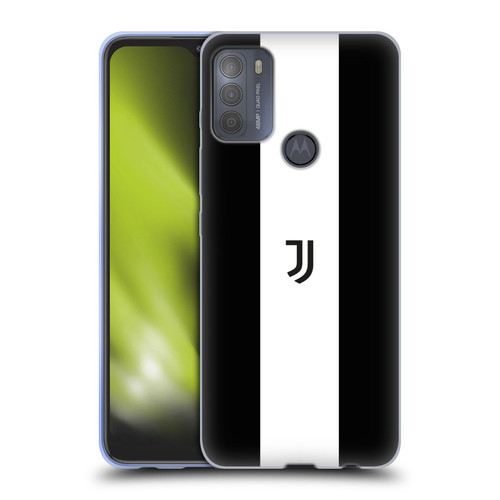 Juventus Football Club Lifestyle 2 Bold White Stripe Soft Gel Case for Motorola Moto G50