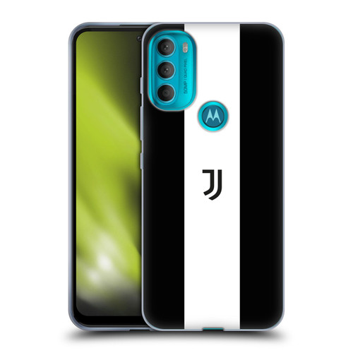 Juventus Football Club Lifestyle 2 Bold White Stripe Soft Gel Case for Motorola Moto G71 5G