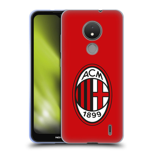 AC Milan Crest Full Colour Red Soft Gel Case for Nokia C21