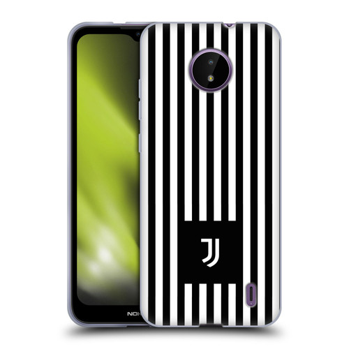 Juventus Football Club Lifestyle 2 Black & White Stripes Soft Gel Case for Nokia C10 / C20