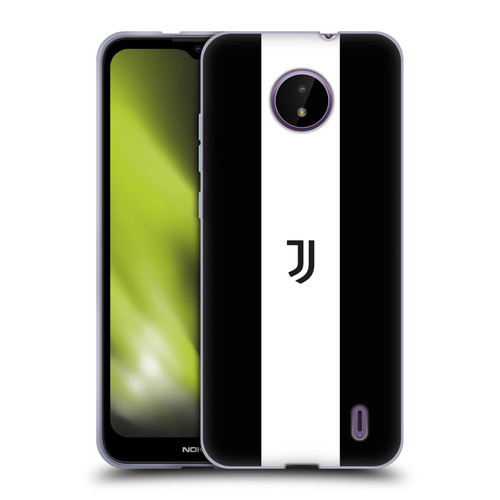 Juventus Football Club Lifestyle 2 Bold White Stripe Soft Gel Case for Nokia C10 / C20