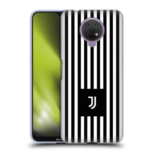Juventus Football Club Lifestyle 2 Black & White Stripes Soft Gel Case for Nokia G10