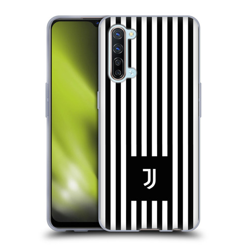 Juventus Football Club Lifestyle 2 Black & White Stripes Soft Gel Case for OPPO Find X2 Lite 5G