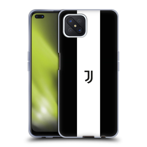 Juventus Football Club Lifestyle 2 Bold White Stripe Soft Gel Case for OPPO Reno4 Z 5G