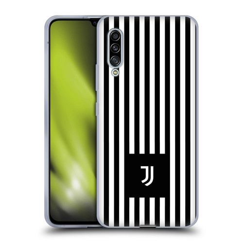 Juventus Football Club Lifestyle 2 Black & White Stripes Soft Gel Case for Samsung Galaxy A90 5G (2019)