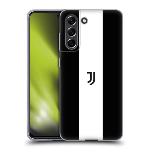 Juventus Football Club Lifestyle 2 Bold White Stripe Soft Gel Case for Samsung Galaxy S21 FE 5G