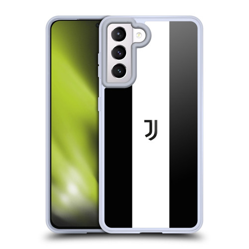 Juventus Football Club Lifestyle 2 Bold White Stripe Soft Gel Case for Samsung Galaxy S21 5G