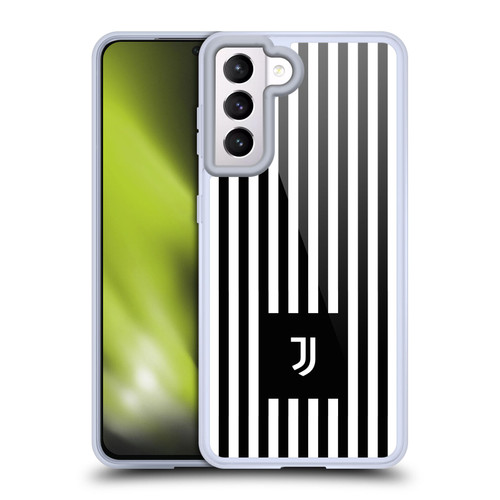 Juventus Football Club Lifestyle 2 Black & White Stripes Soft Gel Case for Samsung Galaxy S21 5G