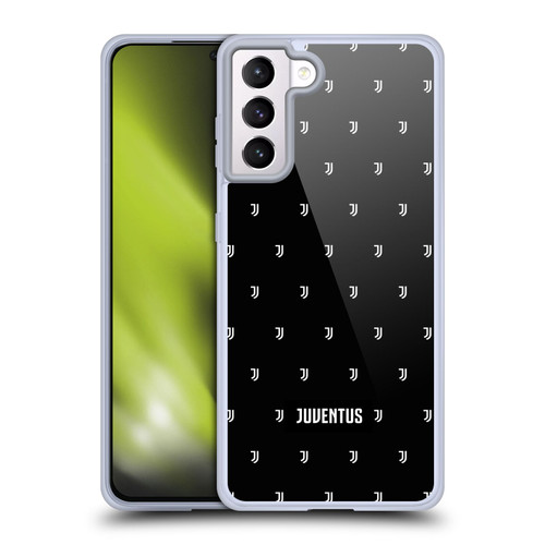 Juventus Football Club Lifestyle 2 Logomark Pattern Soft Gel Case for Samsung Galaxy S21+ 5G