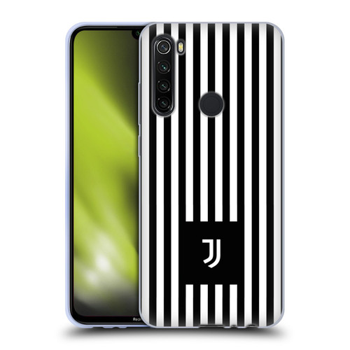 Juventus Football Club Lifestyle 2 Black & White Stripes Soft Gel Case for Xiaomi Redmi Note 8T