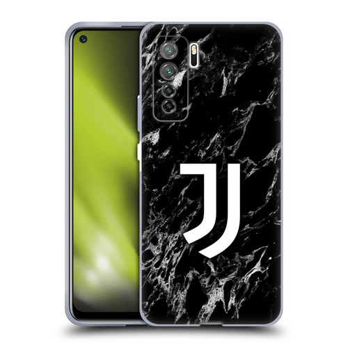 Juventus Football Club Marble Black Soft Gel Case for Huawei Nova 7 SE/P40 Lite 5G