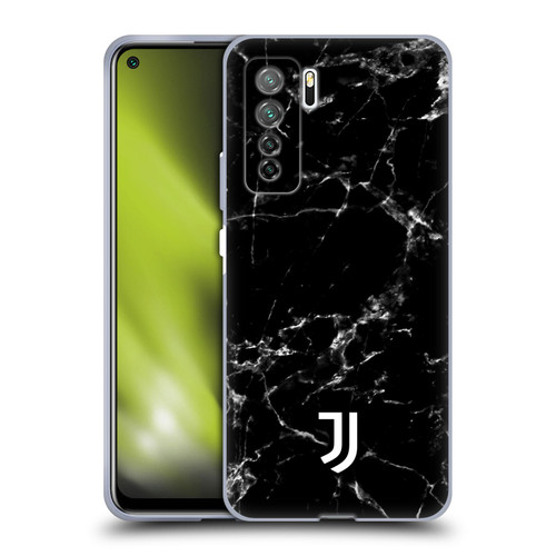 Juventus Football Club Marble Black 2 Soft Gel Case for Huawei Nova 7 SE/P40 Lite 5G