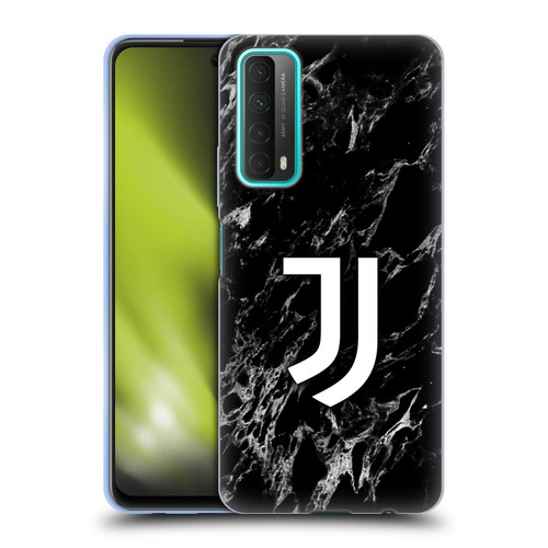 Juventus Football Club Marble Black Soft Gel Case for Huawei P Smart (2021)