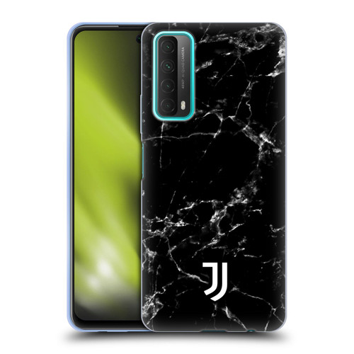 Juventus Football Club Marble Black 2 Soft Gel Case for Huawei P Smart (2021)