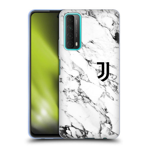 Juventus Football Club Marble White Soft Gel Case for Huawei P Smart (2021)
