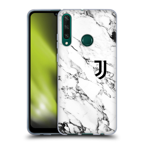 Juventus Football Club Marble White Soft Gel Case for Huawei Y6p