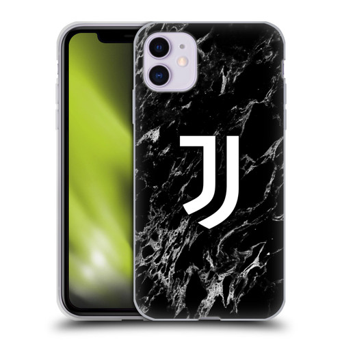 Juventus Football Club Marble Black Soft Gel Case for Apple iPhone 11