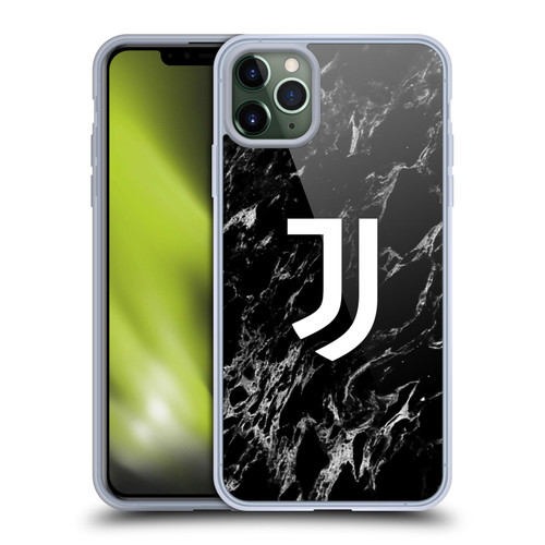 Juventus Football Club Marble Black Soft Gel Case for Apple iPhone 11 Pro Max