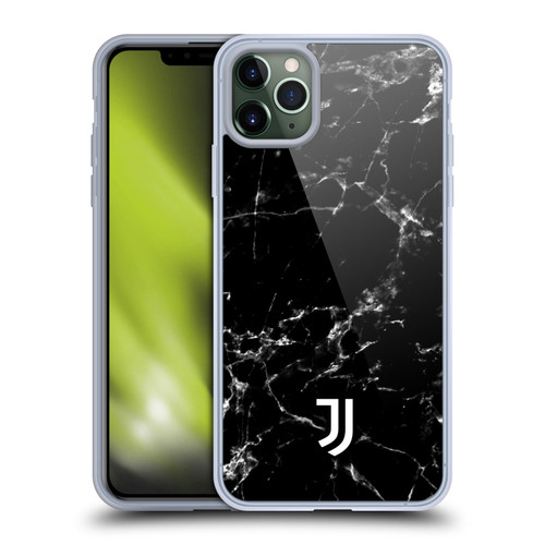 Juventus Football Club Marble Black 2 Soft Gel Case for Apple iPhone 11 Pro Max