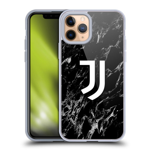 Juventus Football Club Marble Black Soft Gel Case for Apple iPhone 11 Pro