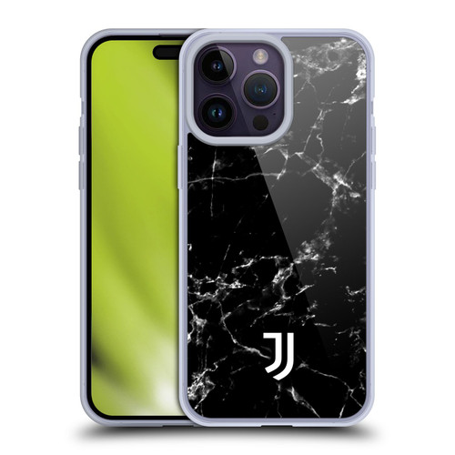 Juventus Football Club Marble Black 2 Soft Gel Case for Apple iPhone 14 Pro Max