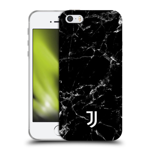 Juventus Football Club Marble Black 2 Soft Gel Case for Apple iPhone 5 / 5s / iPhone SE 2016