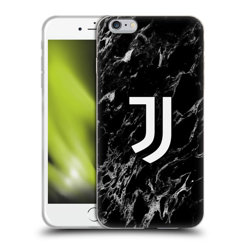 Juventus Football Club Marble Black Soft Gel Case for Apple iPhone 6 Plus / iPhone 6s Plus
