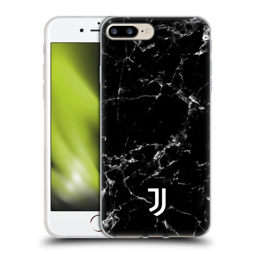 Juventus Football Club Marble Black 2 Soft Gel Case for Apple iPhone 7 Plus / iPhone 8 Plus